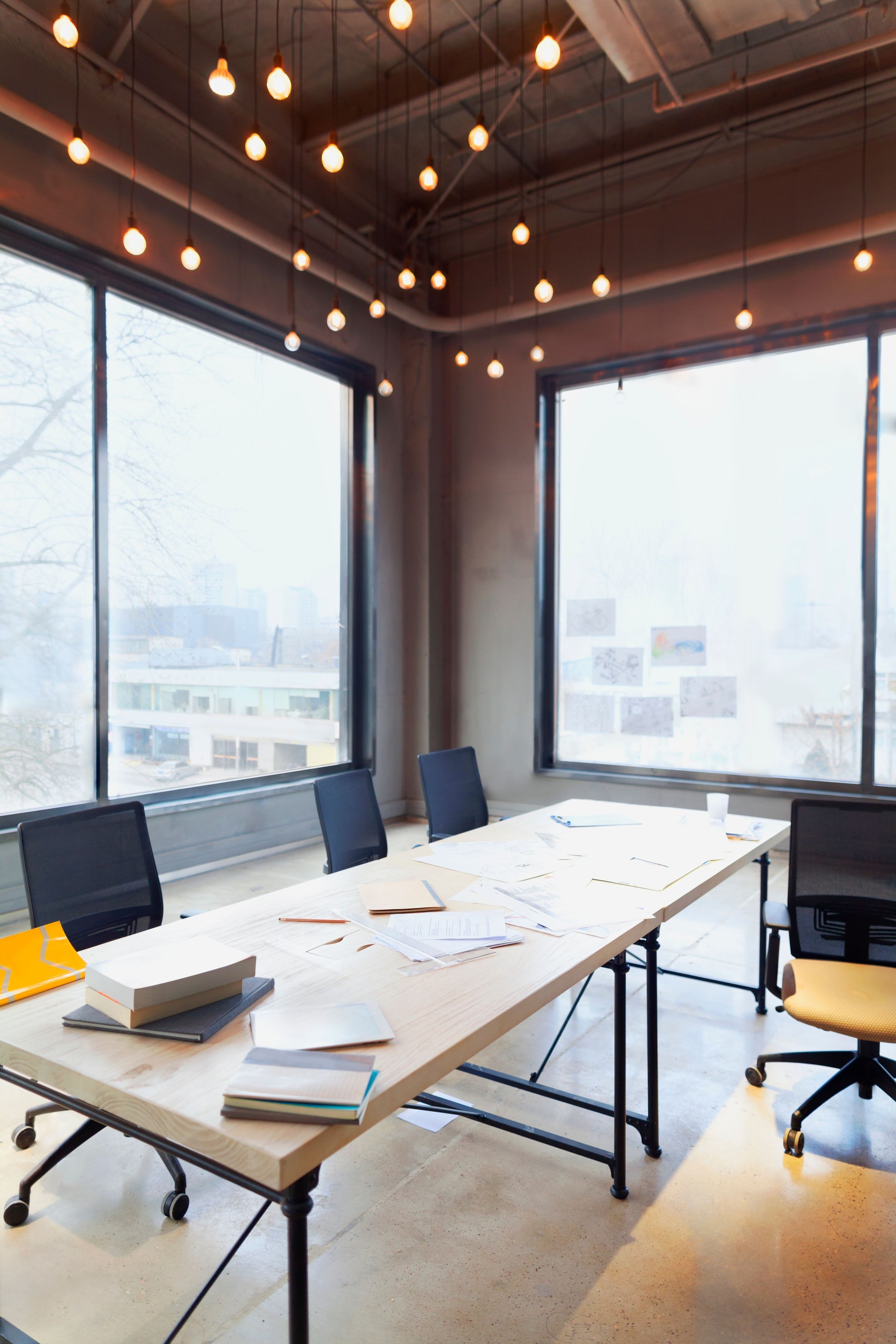 View of office design studio